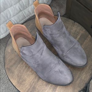 Grey and Brown Pierre Dumas Booties
